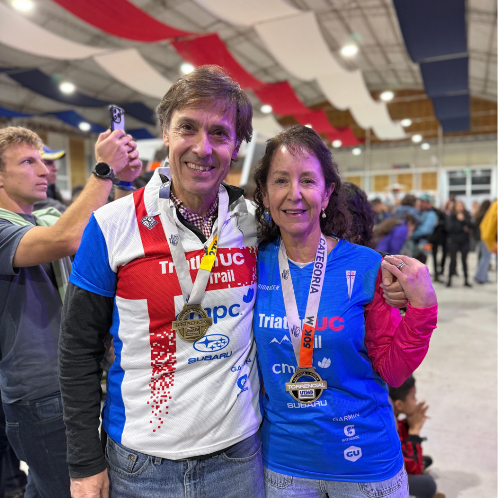 triatlón UC en torrencial